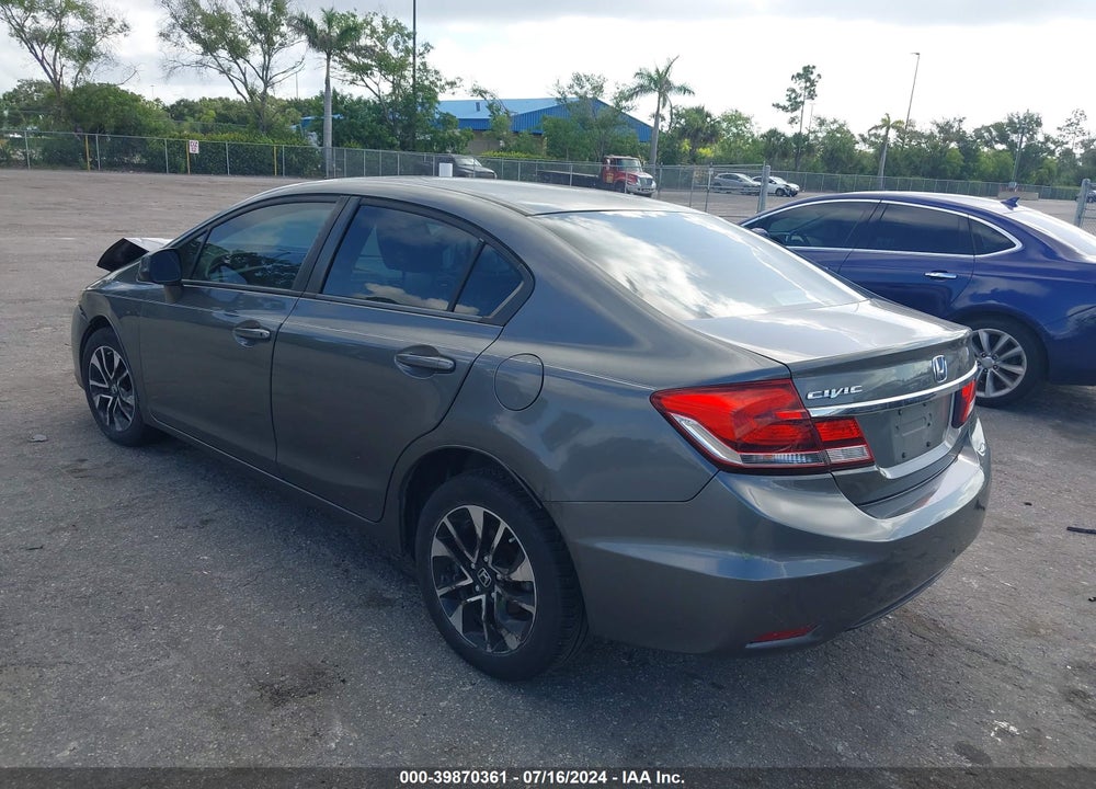 2013 HONDA CIVIC EX VIN: 19XFB2F89DE034576