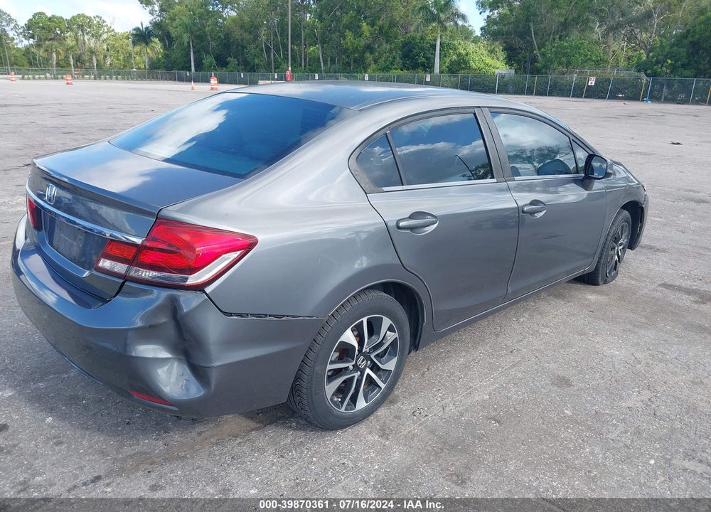 2013 HONDA CIVIC EX VIN: 19XFB2F89DE034576
