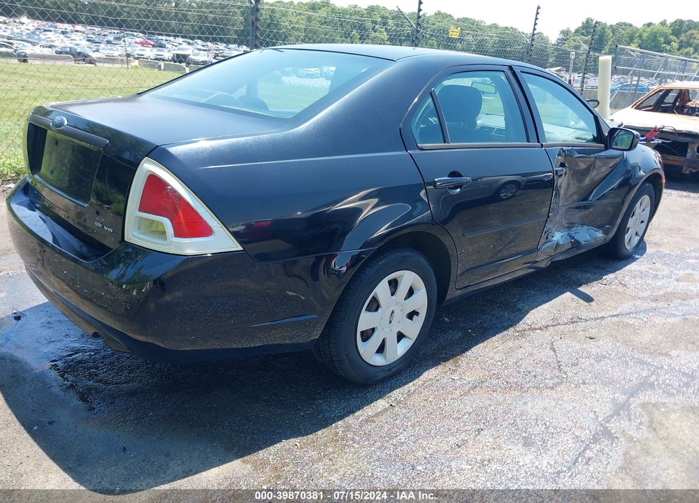 2006 FORD FUSION SE VIN: 3FAHP07196R177268