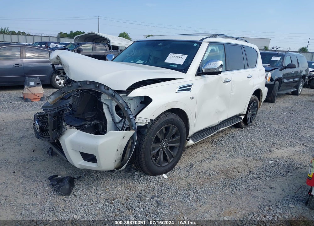 2020 NISSAN ARMADA PLATINUM 2WD VIN: JN8AY2ND2L9112114