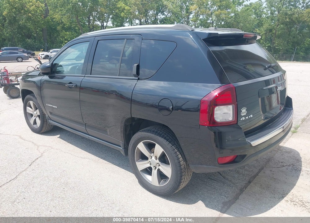 2016 JEEP COMPASS HIGH ALTITUDE EDITION VIN: 1C4NJDEB9GD709257