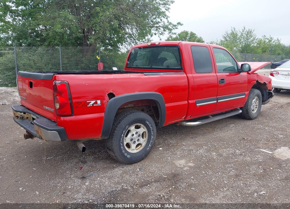 2004 CHEVROLET SILVERADO 1500 Z71 VIN: 1GCEK19T34E398946