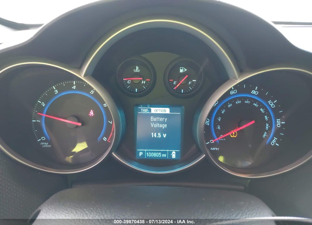 2015 CHEVROLET CRUZE 2LT AUTO VIN: 1G1PE5SB7F7253837