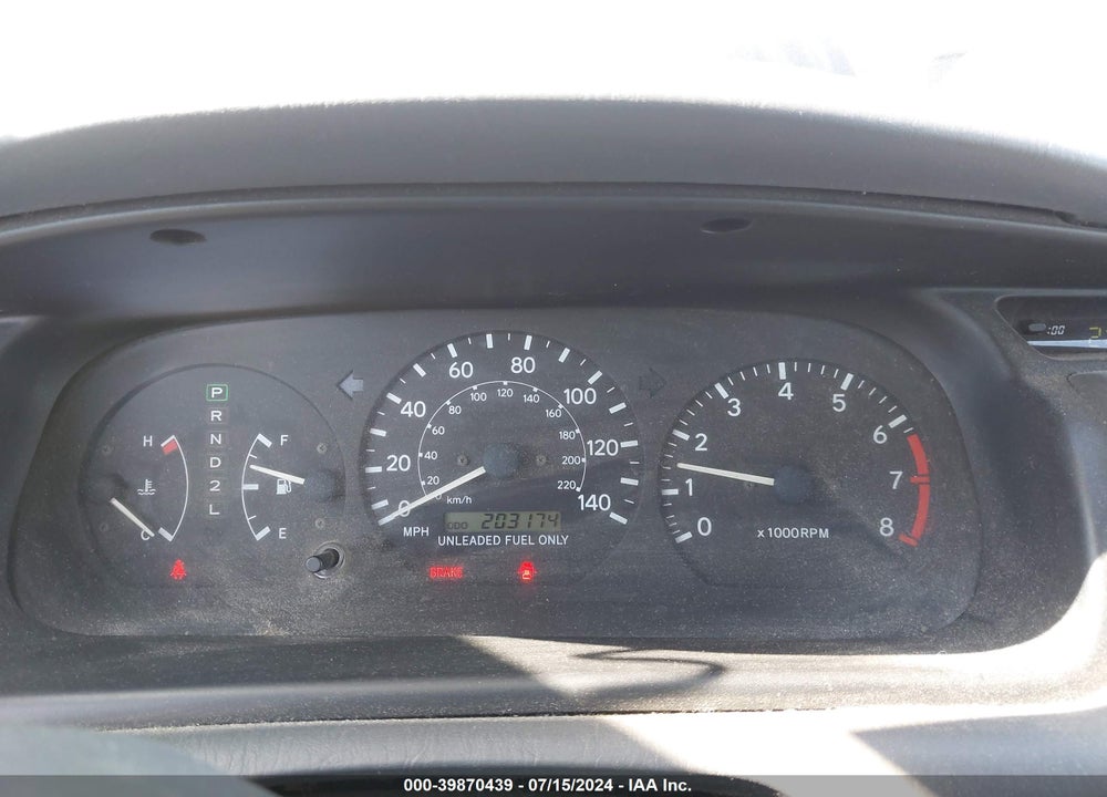 1998 TOYOTA CAMRY LE VIN: JT2BG22K7W0257348