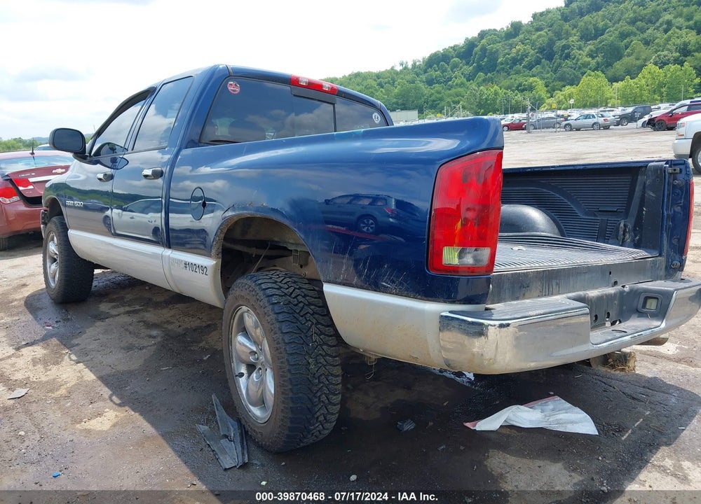 2005 DODGE RAM 1500 SLT/LARAMIE VIN: 1D7HU18DX5S124251
