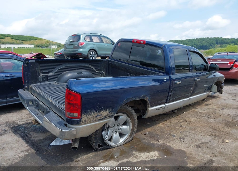 2005 DODGE RAM 1500 SLT/LARAMIE VIN: 1D7HU18DX5S124251