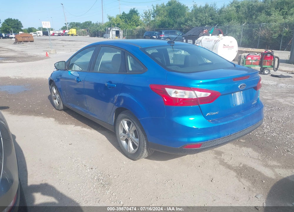 2013 FORD FOCUS SE VIN: 1FADP3F28DL162704