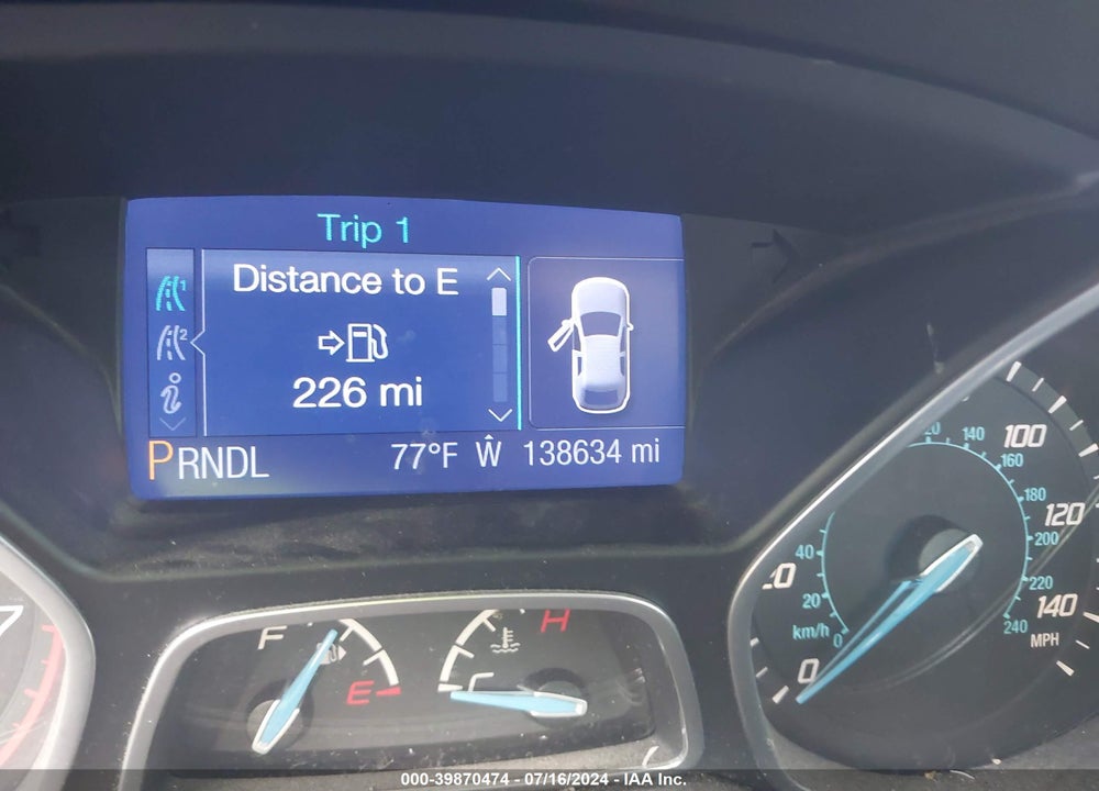 2013 FORD FOCUS SE VIN: 1FADP3F28DL162704
