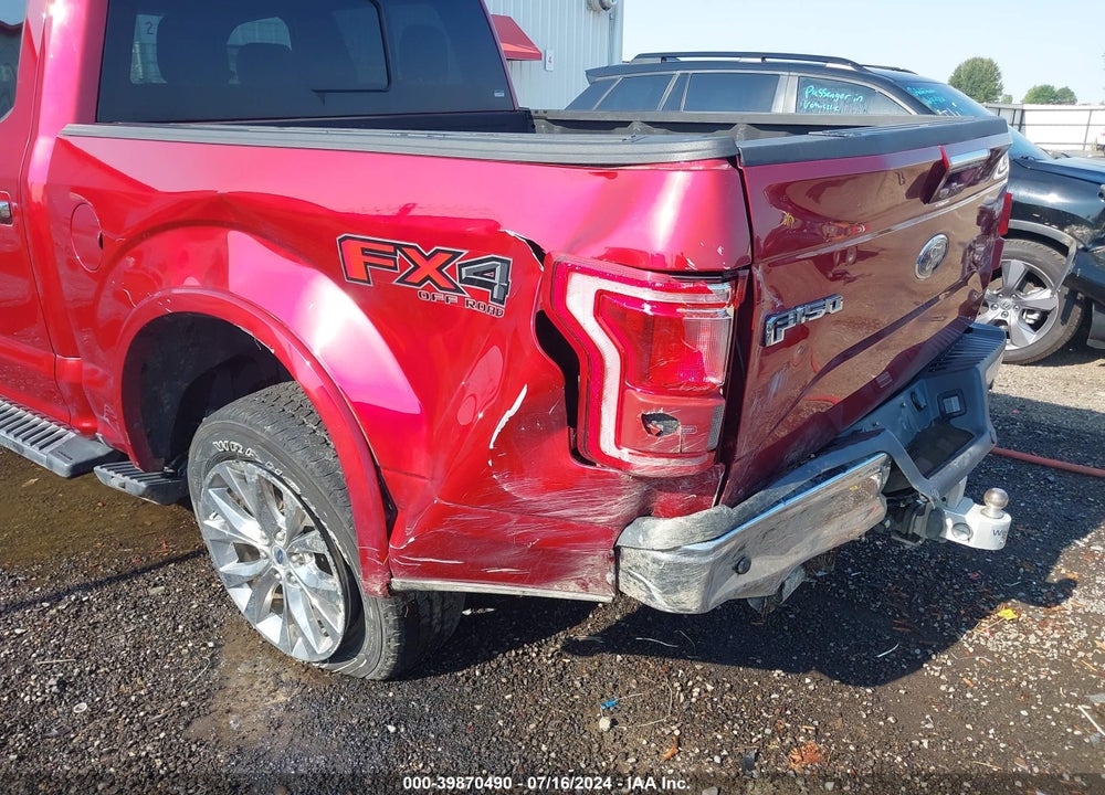 2017 FORD F-150 LARIAT VIN: 1FTEW1EF0HFA06963
