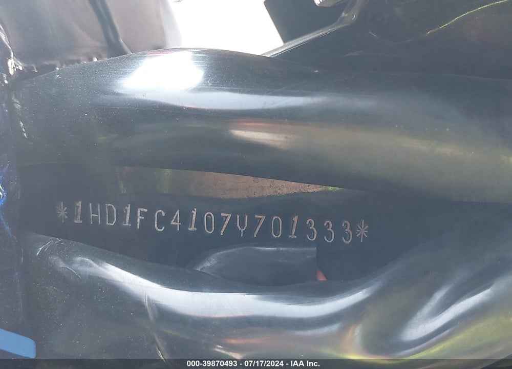 2007 HARLEY-DAVIDSON FLHTCUI VIN: 1HD1FC4107Y701333