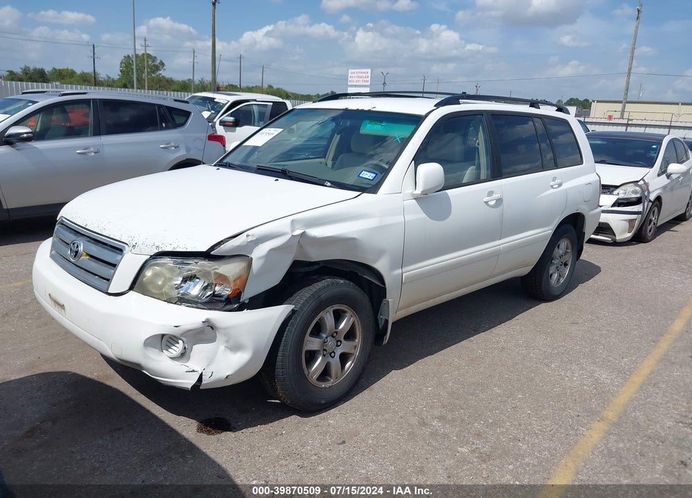 2006 TOYOTA HIGHLANDER VIN: JTEGP21A660120127
