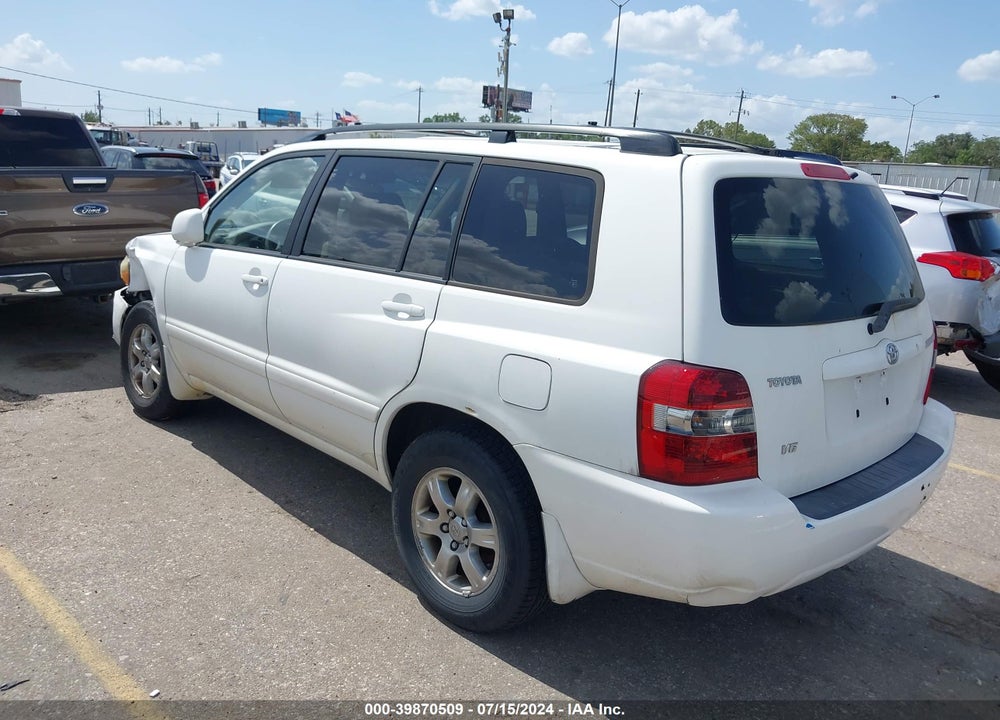 2006 TOYOTA HIGHLANDER VIN: JTEGP21A660120127