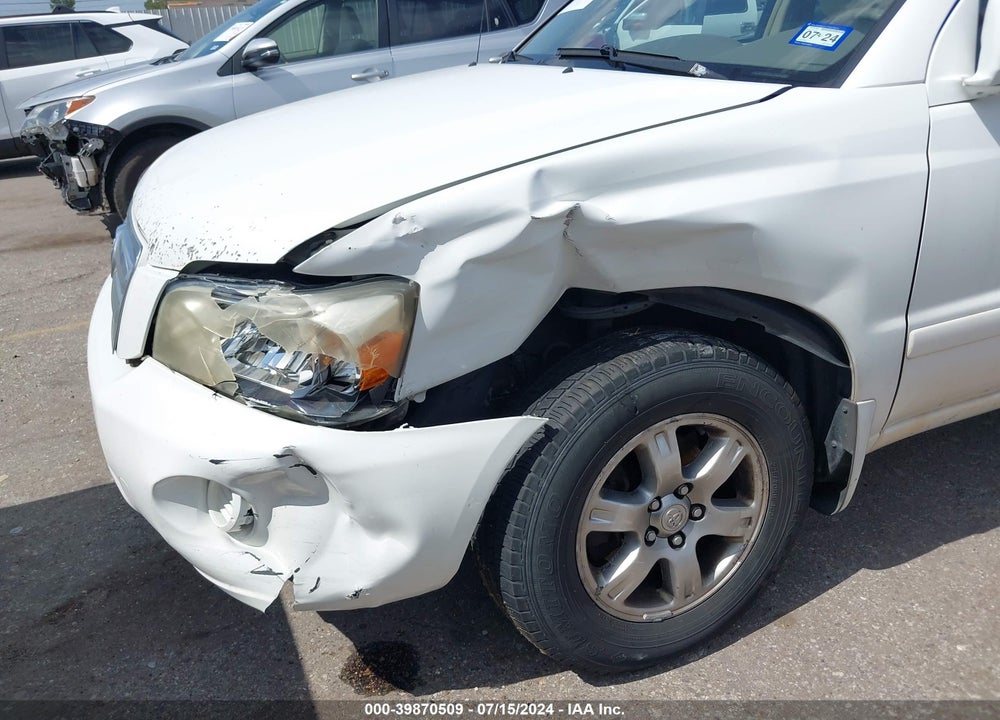 2006 TOYOTA HIGHLANDER VIN: JTEGP21A660120127