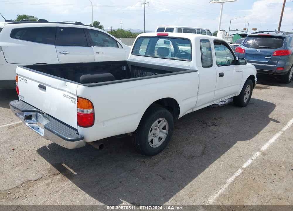 2001 TOYOTA TACOMA VIN: 5TEVL52N41Z832932