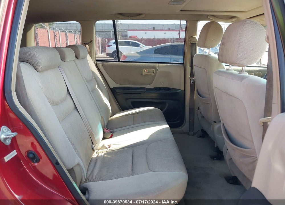 2001 TOYOTA HIGHLANDER V6 VIN: JTEGF21A810006609