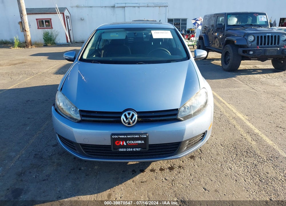 2011 VOLKSWAGEN GOLF 2.5L 2-DOOR VIN: WVWAB7AJ1BW012463