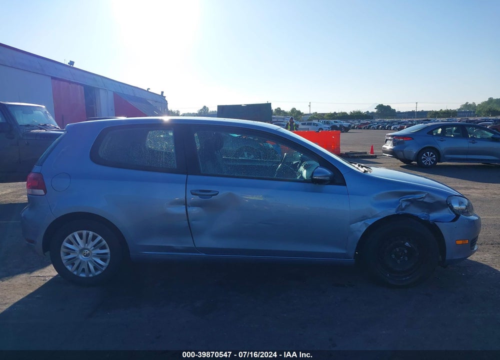 2011 VOLKSWAGEN GOLF 2.5L 2-DOOR VIN: WVWAB7AJ1BW012463