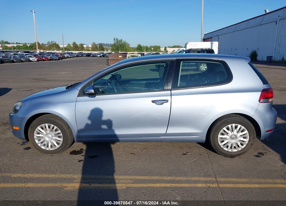 2011 VOLKSWAGEN GOLF 2.5L 2-DOOR VIN: WVWAB7AJ1BW012463