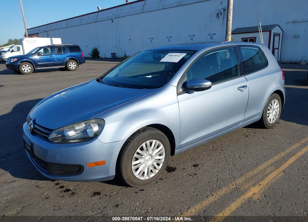 2011 VOLKSWAGEN GOLF 2.5L 2-DOOR VIN: WVWAB7AJ1BW012463