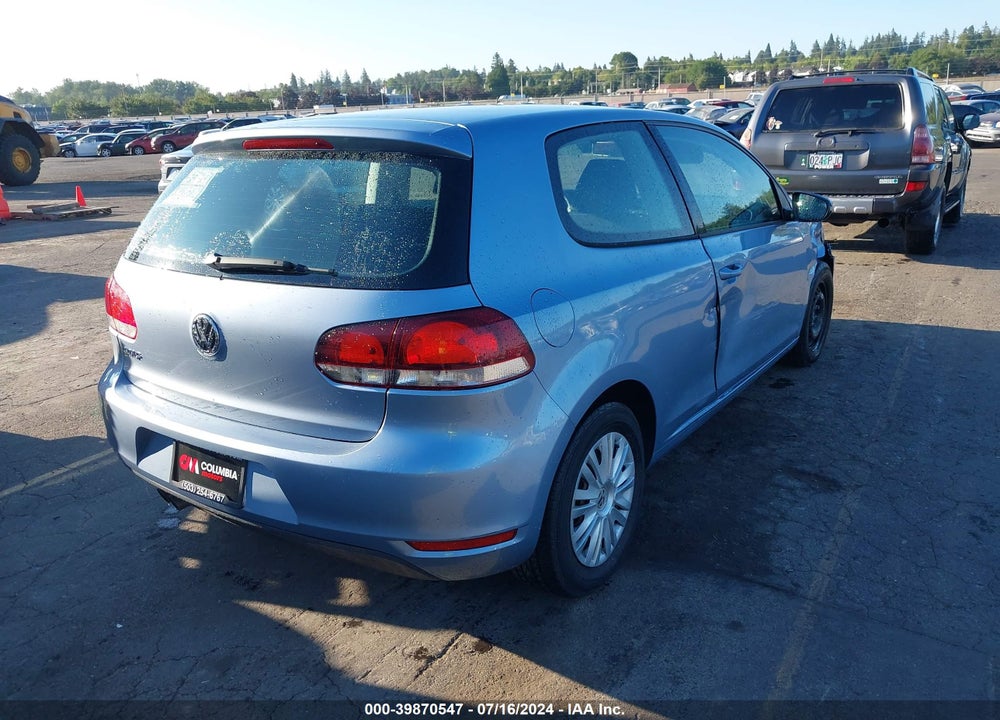 2011 VOLKSWAGEN GOLF 2.5L 2-DOOR VIN: WVWAB7AJ1BW012463