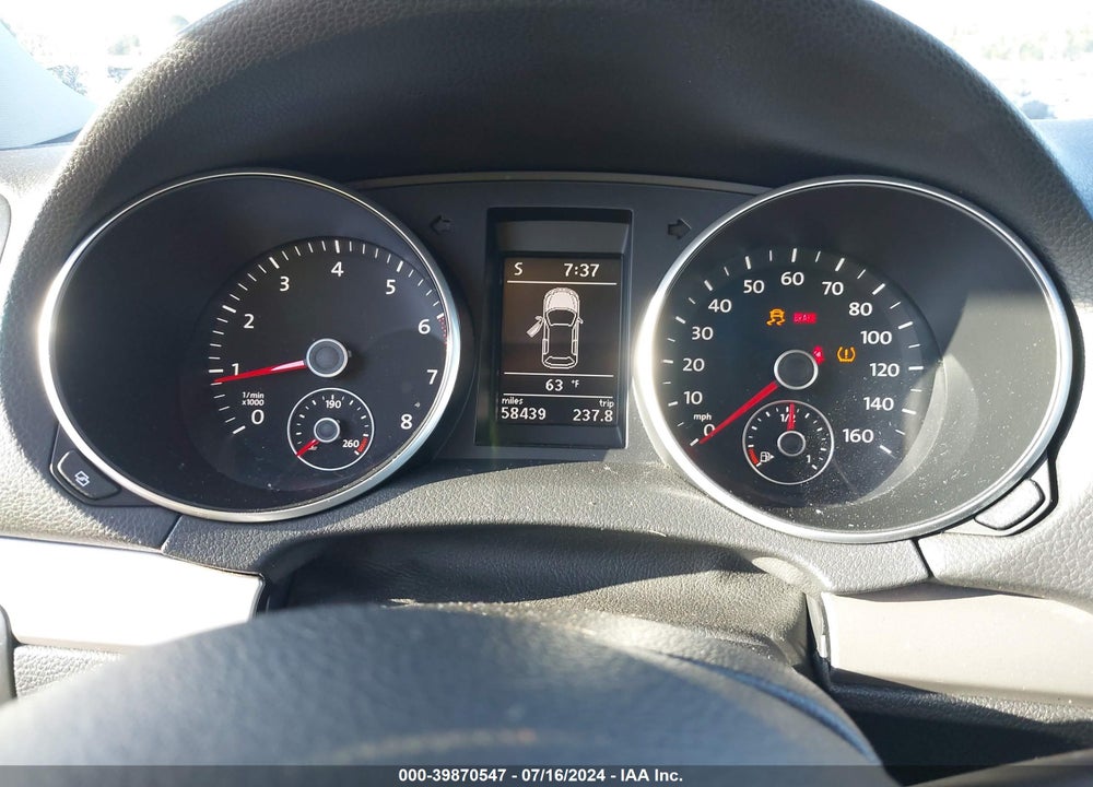 2011 VOLKSWAGEN GOLF 2.5L 2-DOOR VIN: WVWAB7AJ1BW012463