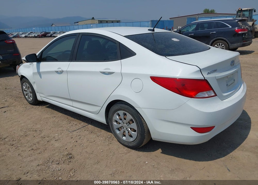 2016 HYUNDAI ACCENT SE VIN: KMHCT4AE6GU119157