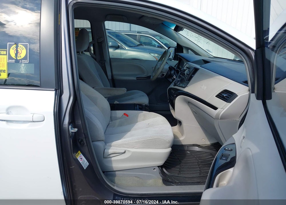2014 TOYOTA SIENNA LE V6 8 PASSENGER VIN: 5TDKK3DC4ES505021