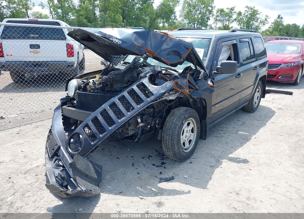 2016 JEEP PATRIOT SPORT VIN: 1C4NJRBB9GD556672