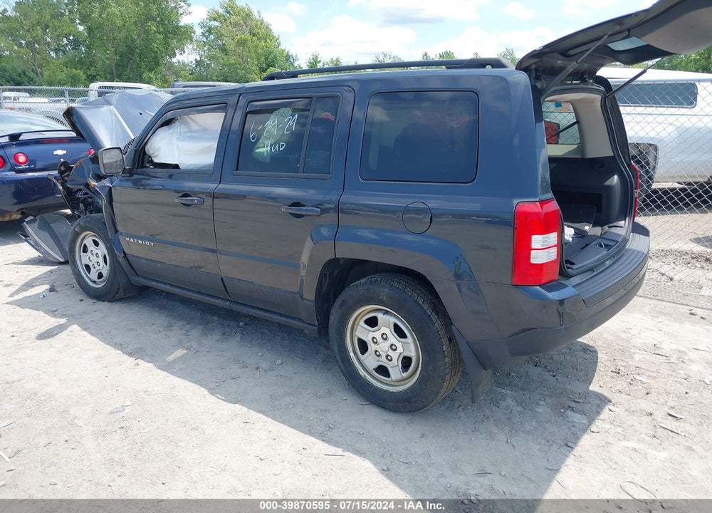 2016 JEEP PATRIOT SPORT VIN: 1C4NJRBB9GD556672