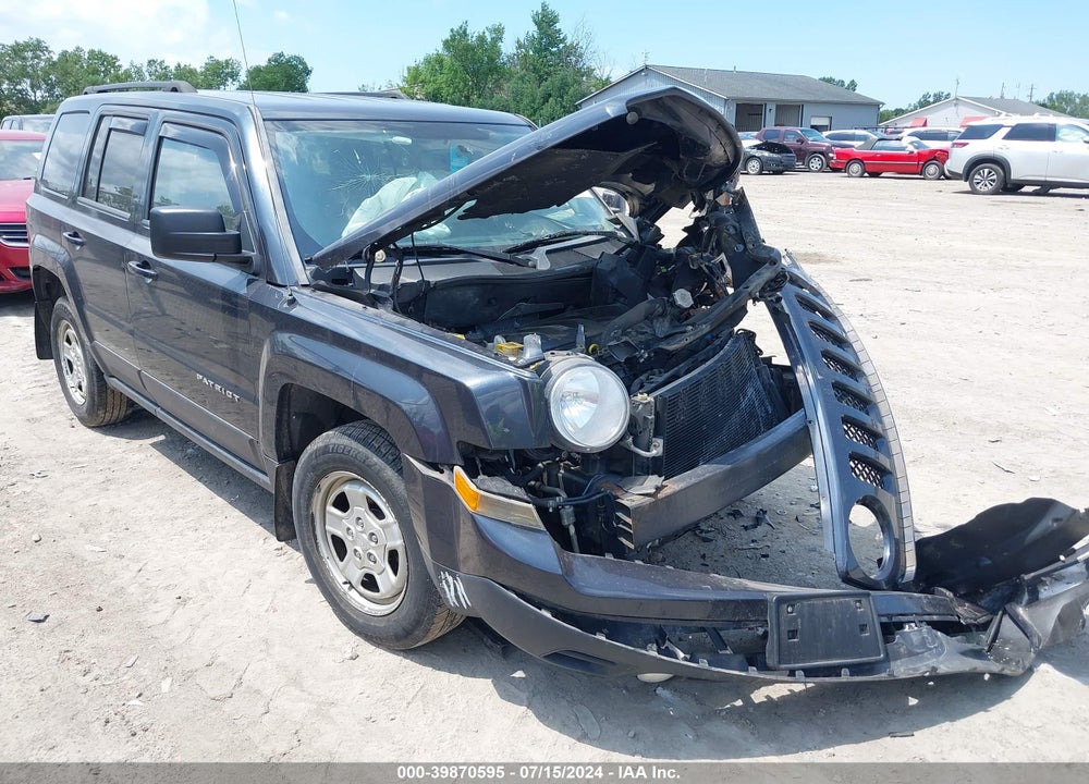 2016 JEEP PATRIOT SPORT VIN: 1C4NJRBB9GD556672