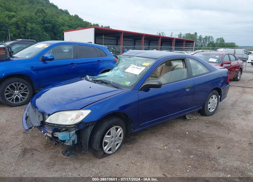 2005 HONDA CIVIC VP VIN: 1HGEM221X5L006259