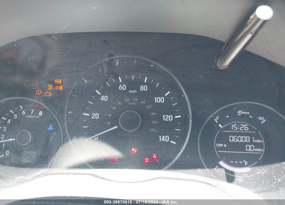 2016 HONDA HR-V EX-L VIN: 3CZRU5H78GM756025