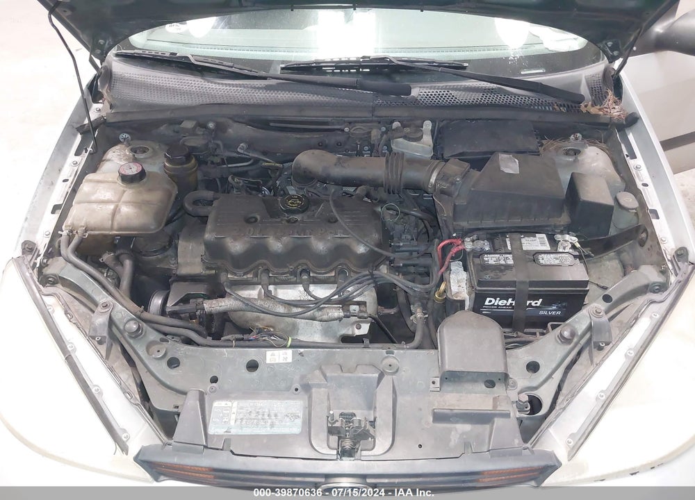 2001 FORD FOCUS LX VIN: 1FAFP33P91W201934