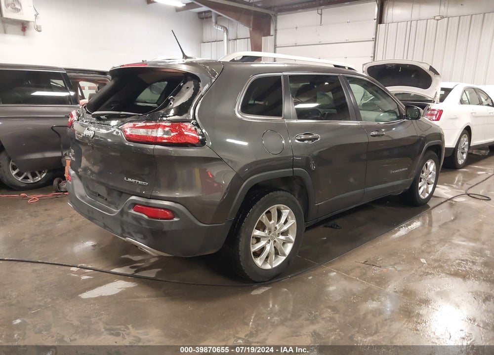 2015 CHEROKEE JEEP  LIMITED VIN: 1C4PJMDS0FW665582