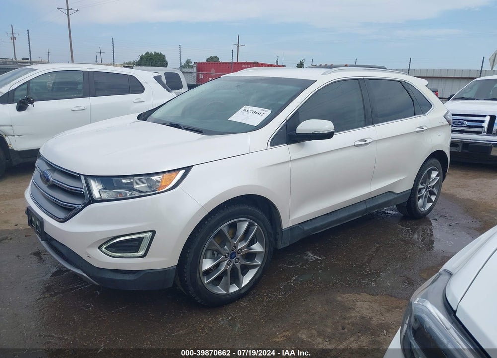 2017 FORD EDGE TITANIUM VIN: 2FMPK3K82HBB73747