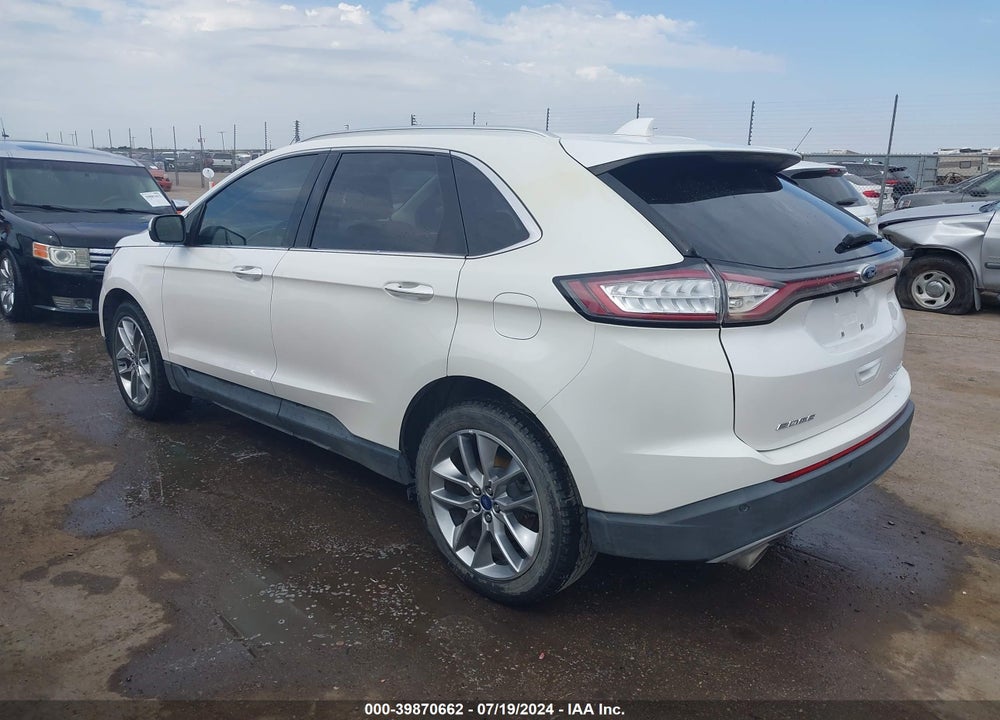2017 FORD EDGE TITANIUM VIN: 2FMPK3K82HBB73747