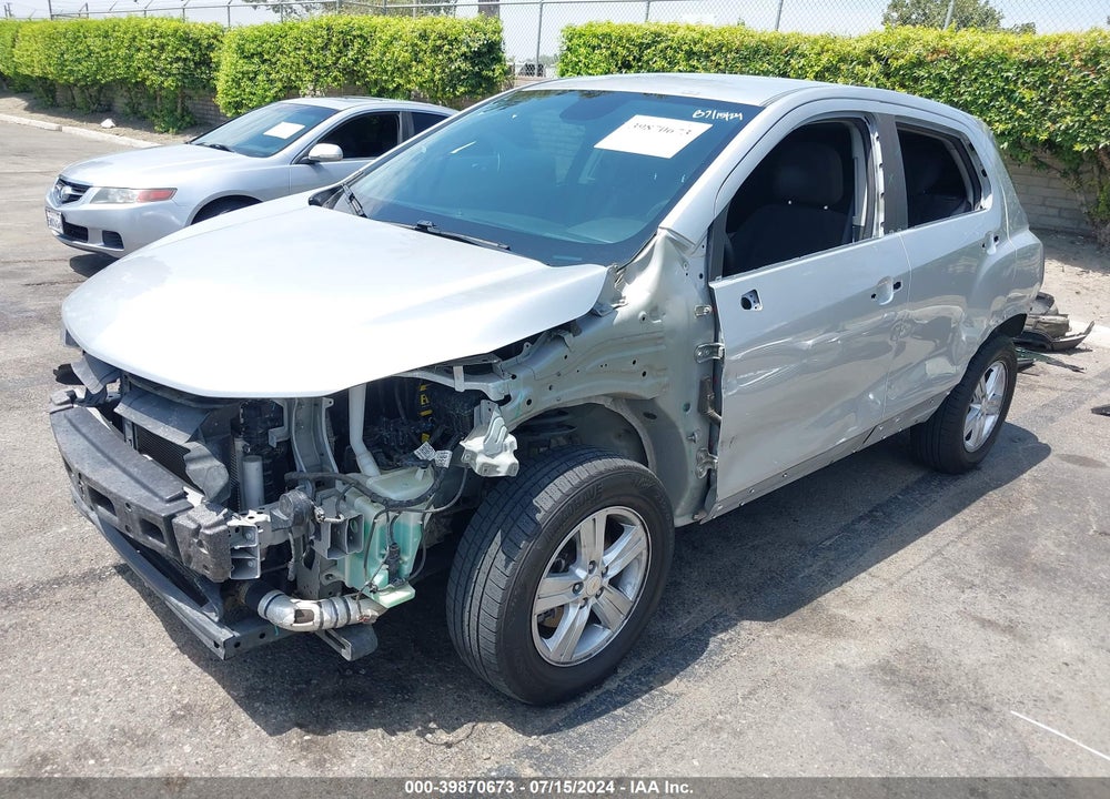 2022 CHEVROLET TRAX FWD LS VIN: KL7CJKSM6NB526485