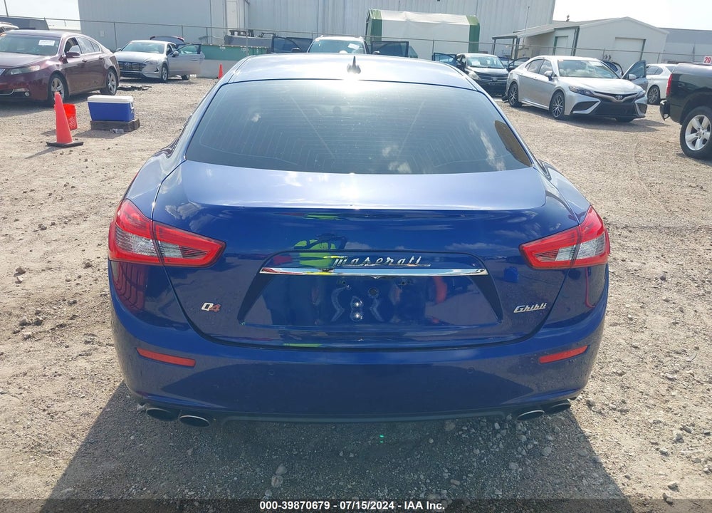 2015 MASERATI GHIBLI S Q4 VIN: ZAM57RTA5F1142398