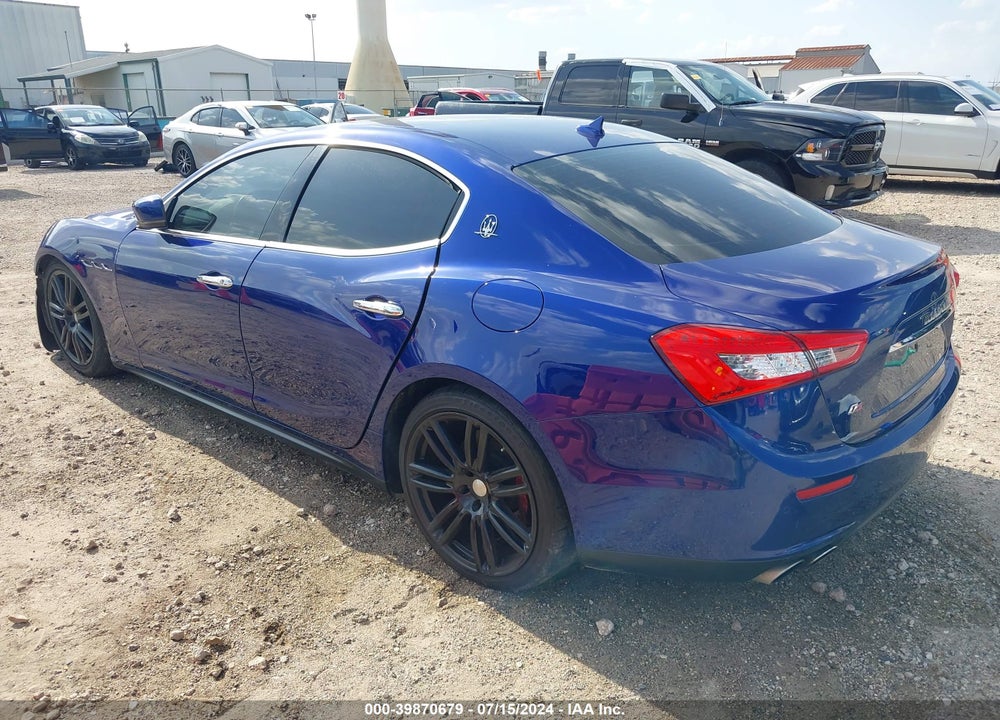 2015 MASERATI GHIBLI S Q4 VIN: ZAM57RTA5F1142398
