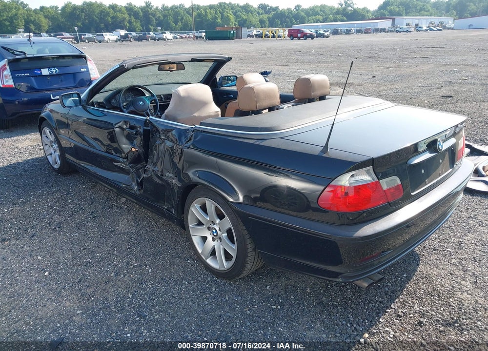 2003 BMW 325CI VIN: WBABS334X3PG92444