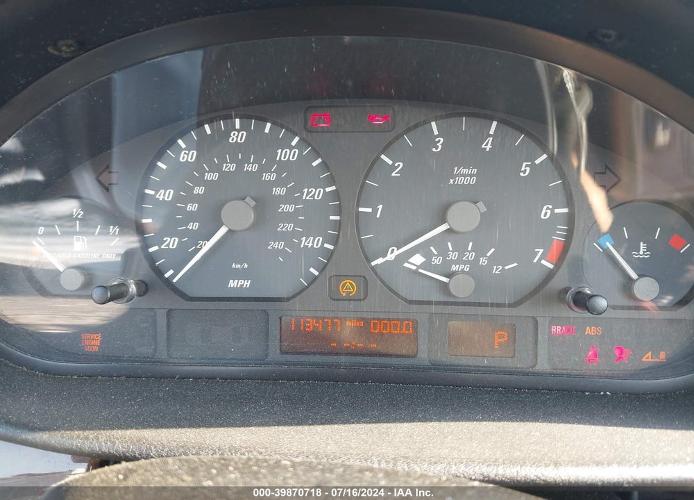 2003 BMW 325CI VIN: WBABS334X3PG92444