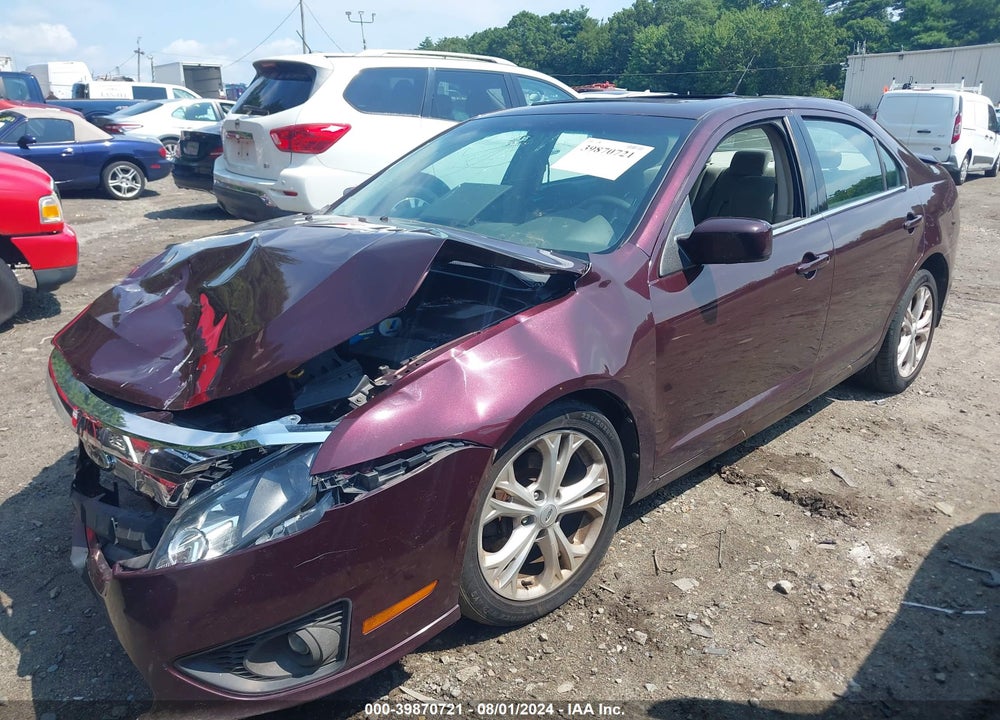 2012 FORD FUSION SE VIN: 3FAHP0HAXCR324935