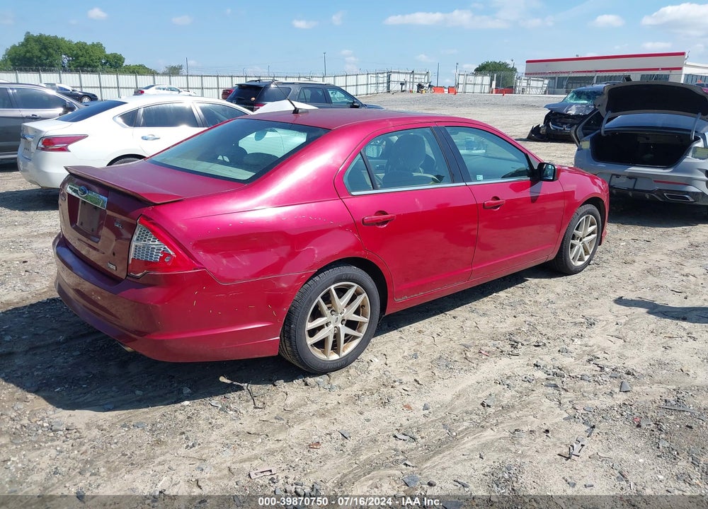 2010 FORD FUSION SEL VIN: 3FAHP0JGXAR104366