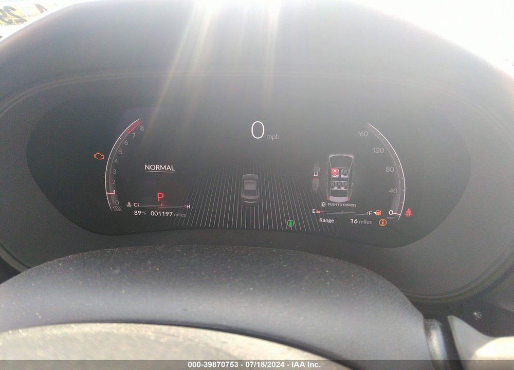 2024 ACURA TLX A-SPEC PACKAGE VIN: 19UUB6F50RA001093