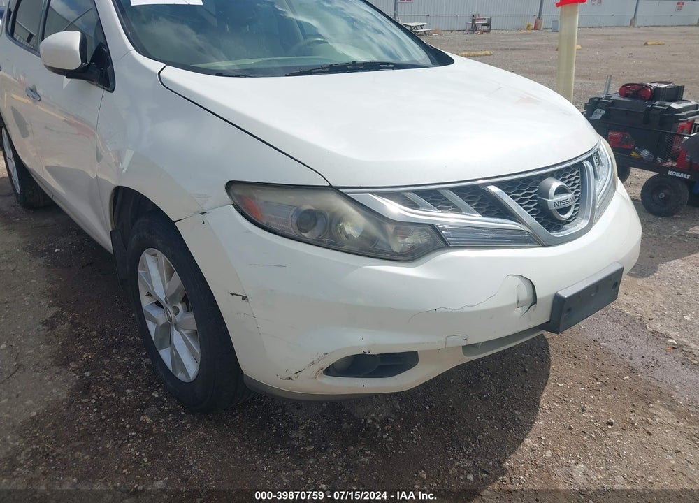 2012 NISSAN MURANO SL VIN: JN8AZ1MU4CW104834