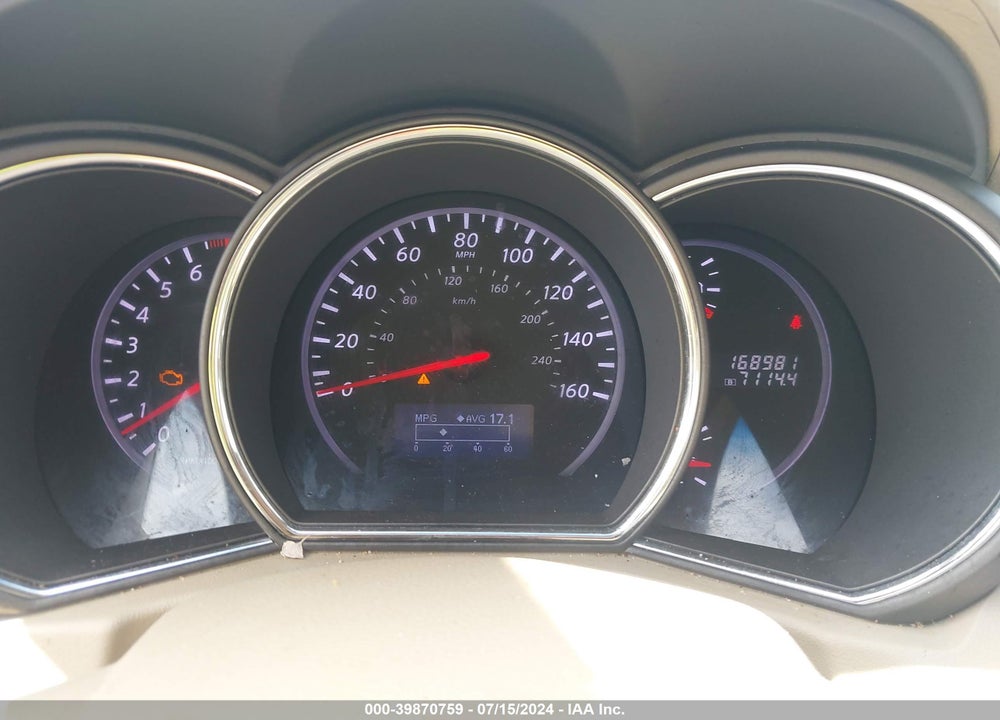 2012 NISSAN MURANO SL VIN: JN8AZ1MU4CW104834