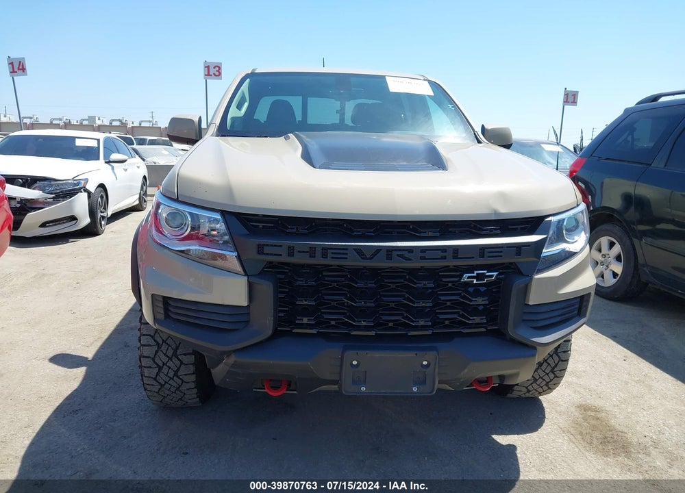 2022 CHEVROLET COLORADO 4WD SHORT BOX ZR2 VIN: 1GCPTEE11N1156473