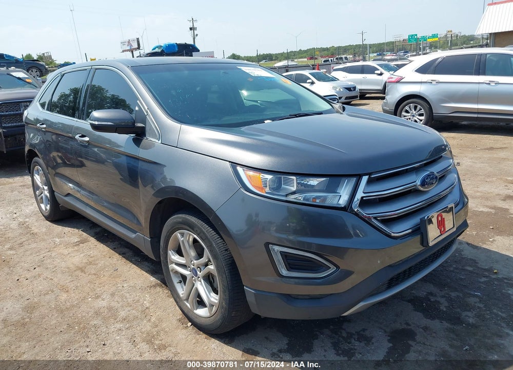 2015 FORD EDGE TITANIUM VIN: 2FMTK3K92FBB52143