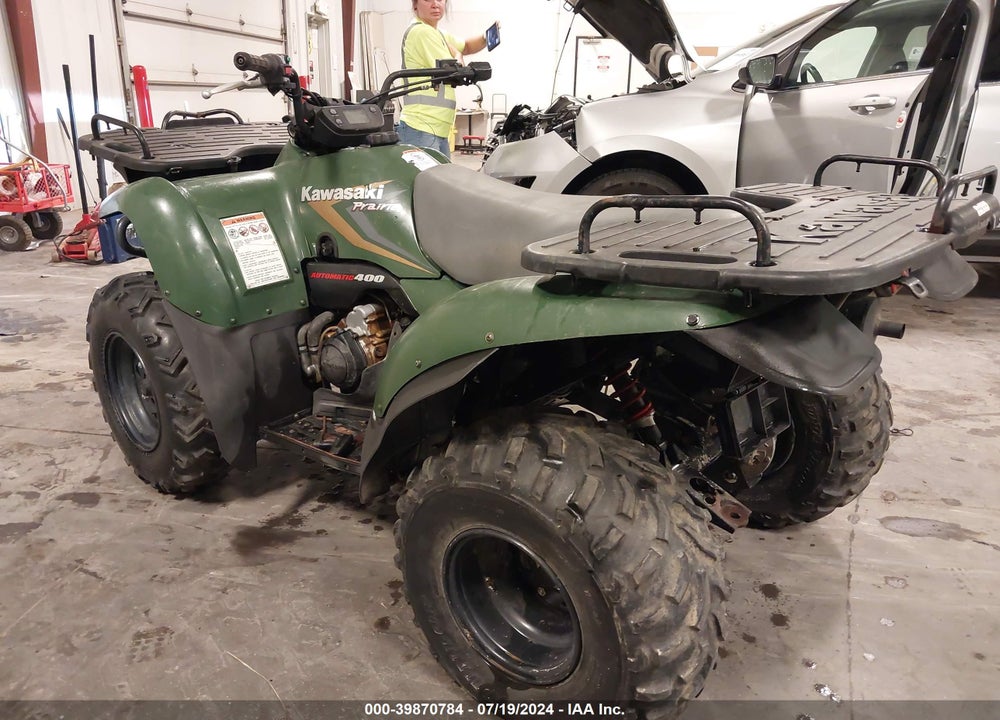 1999 KAWASAKI KVF400 C VIN: JKAVFKC19XB505788