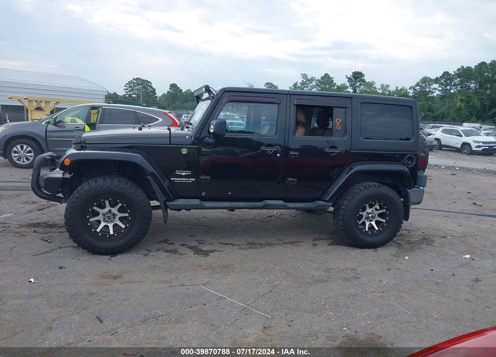 2013 JEEP WRANGLER UNLIMITED SAHARA VIN: 1C4BJWEG2DL509915